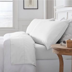 White King Size Organic Cotton Sheets